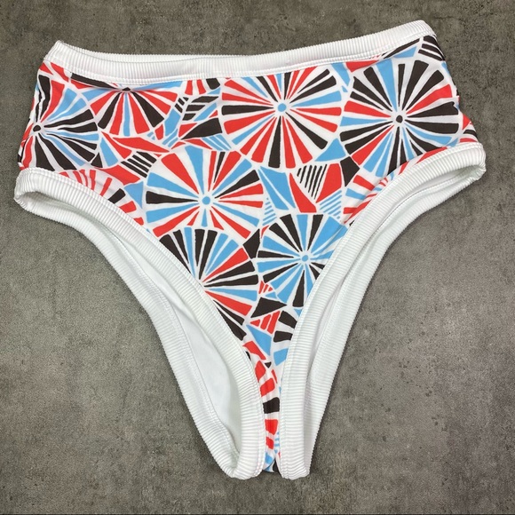 NEW Aerie High Cut Cheeky Bikini Bottoms - Picture 3 of 6